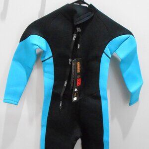 Hevto Kids Full Wetsuit for Boys Girls Youth 3/2mm Neoprene Cold Water Size-10